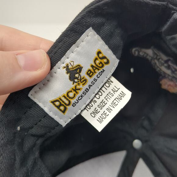 Wildland Firefighter Foundation Baseball Cap Black OS Adjustable Buck's Bags - Picture 9 of 9